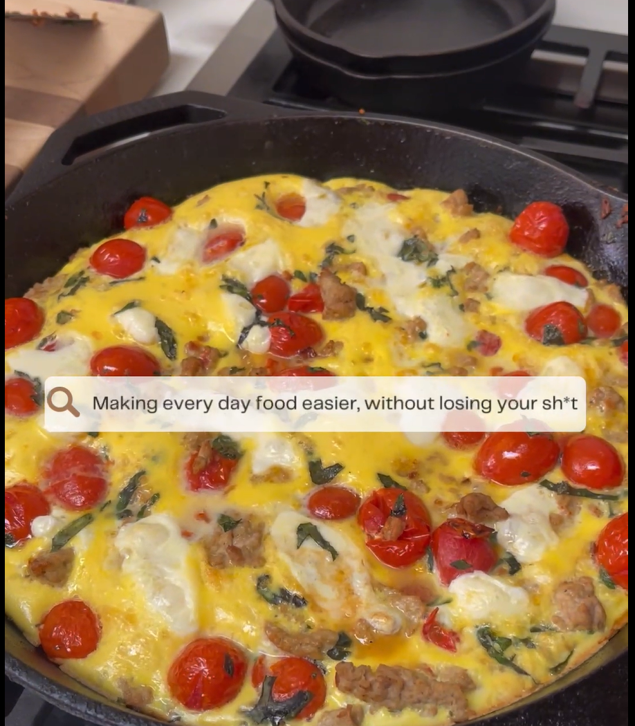 Meal Prep Monday: Tomato Mozzarella Frittata