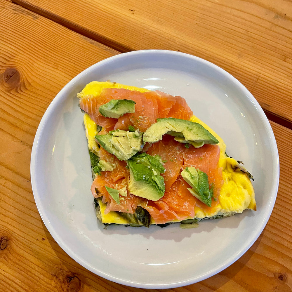 Meal Prep Frittata | Smoked Salmon Frittata | High Protein, Healthy Fat, Low Carb